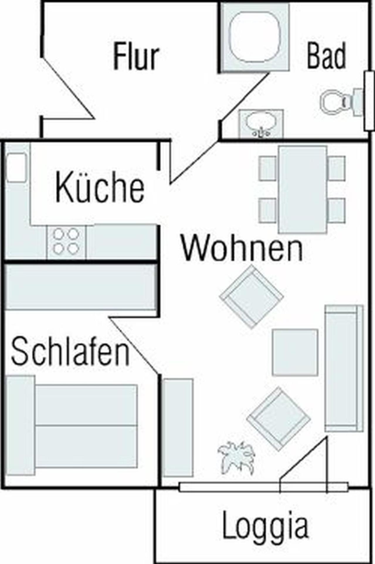 4-21, Friedrichstr, Im Herzen Westerlands, Sehr Strandnah, Balkon, 2 Zi Exterior foto